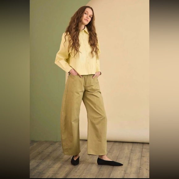 HUNTER BELL Pants - Hunter Bell Mabel Pant in Sage Sz 12 NWT Barrel